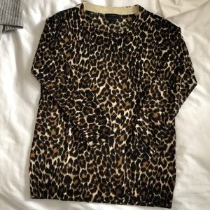 Jcrew Leopard Tippi Sweater size Small